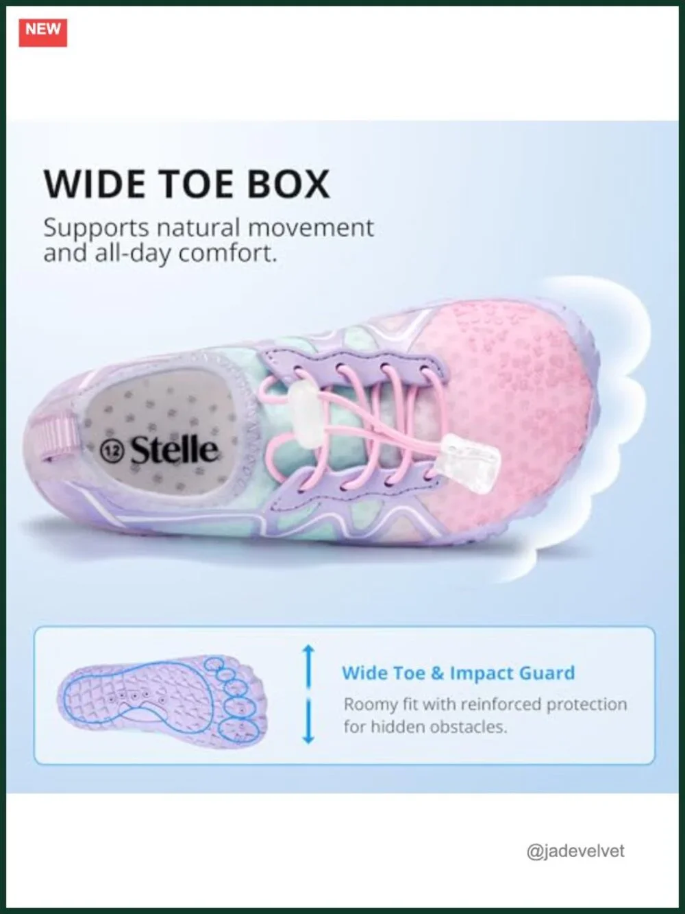 Quick Dry Water Shoes with Barefoot Feel, Slip-On Drawstring, Drainage Sole for